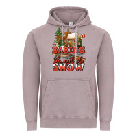 Vintage Zinc baking through the snow Vintage Hoodie - Jasminsmagicworld