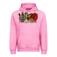 Fuchsia Pink peace love cricket Urban Hoodie - RacoonDesign