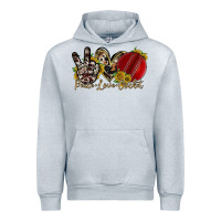 Heather Grey peace love cricket Urban Hoodie - RacoonDesign