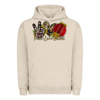Pigment French Oak peace love cricket Urban Hoodie - RacoonDesign