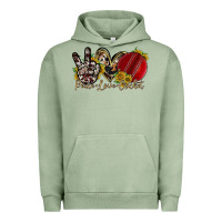 Pigment Oil Green peace love cricket Urban Hoodie - RacoonDesign