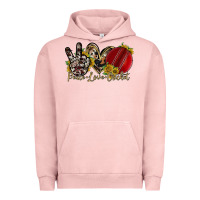 Pigment Salmon peace love cricket Urban Hoodie - RacoonDesign