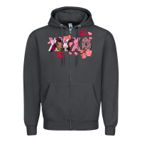 Smoke Xoxo baby Cow Valentine's Day Zipper Hoodie - FaDigitalArtStudio
