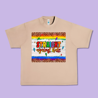 Straight Against Hate Tumbler Urban Heavy Tee Designed By Jahusdesignshop