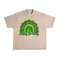 French Oak Saint Patricks Day Happy Go Lucky Rainbow Urban Heavy Tee - RanaPortraitStore