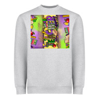 Heather Grey teacher mardi gras Heavyweight Sweatshirt - CowGirlArtShop