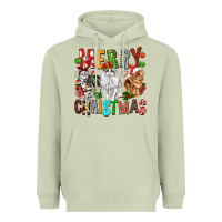 Matcha Merry christmas cats Heavyweight Hoodie - FaDigitalArtStudio