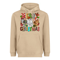 Mushroom Merry christmas cats Heavyweight Hoodie - FaDigitalArtStudio