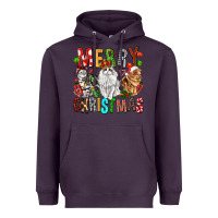 Plum Merry christmas cats Heavyweight Hoodie - FaDigitalArtStudio