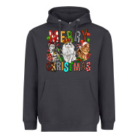 Smoke Merry christmas cats Heavyweight Hoodie - FaDigitalArtStudio