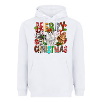 White Merry christmas cats Heavyweight Hoodie - FaDigitalArtStudio