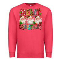 Cardinal Merry christmas santa Premium Sweatshirt - FaDigitalArtStudio