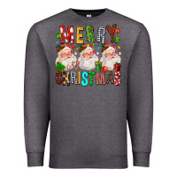 Charcoal Heather Merry christmas santa Premium Sweatshirt - FaDigitalArtStudio