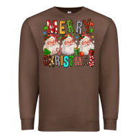 Chestnut Merry christmas santa Premium Sweatshirt - FaDigitalArtStudio