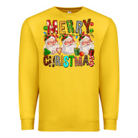 Lemon Merry christmas santa Premium Sweatshirt - FaDigitalArtStudio