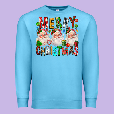 Merry Christmas Santa Premium Sweatshirt Designed By Fadigitalartstudio