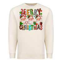 Sandshell Merry christmas santa Premium Sweatshirt - FaDigitalArtStudio