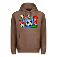 Chestnut Soccer Coffee Mug Premium Hoodie - FaDigitalArtStudio