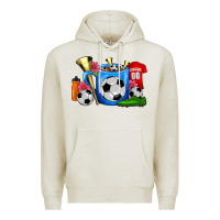 Oatmeal Heather Soccer Coffee Mug Premium Hoodie - FaDigitalArtStudio