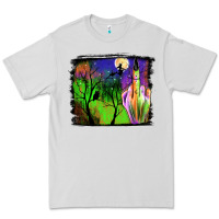 Dove Grey halloween background Premium Tee - JahusDesignShop