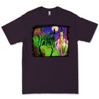 Plum halloween background Premium Tee - JahusDesignShop