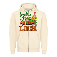 Sandshell St. Patrick's Day loads of truck Zipper Hoodie - OliviaCreatesArt