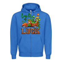 True Royal St. Patrick's Day loads of truck Zipper Hoodie - OliviaCreatesArt