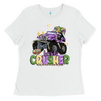White beads crusher Ladies Tee - MaliasSmallBusiness