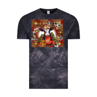 Cloud Black Christmas baby cow hot cocoa Vintage Tee - Jasminsmagicworld