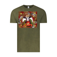 Christmas Baby Cow Hot Cocoa Vintage Tee | Teevron