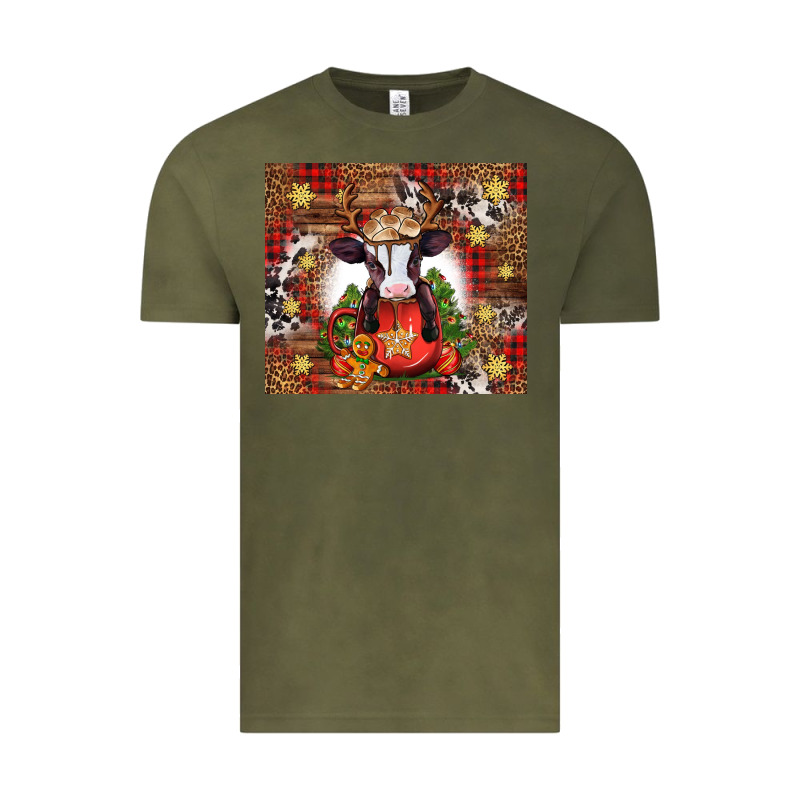 Christmas Baby Cow Hot Cocoa Vintage Tee by Jasminsmagicworld | Teevron