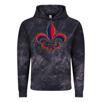 Cloud Black louisiana fleur de lis Vintage Hoodie - BarkalooDesign