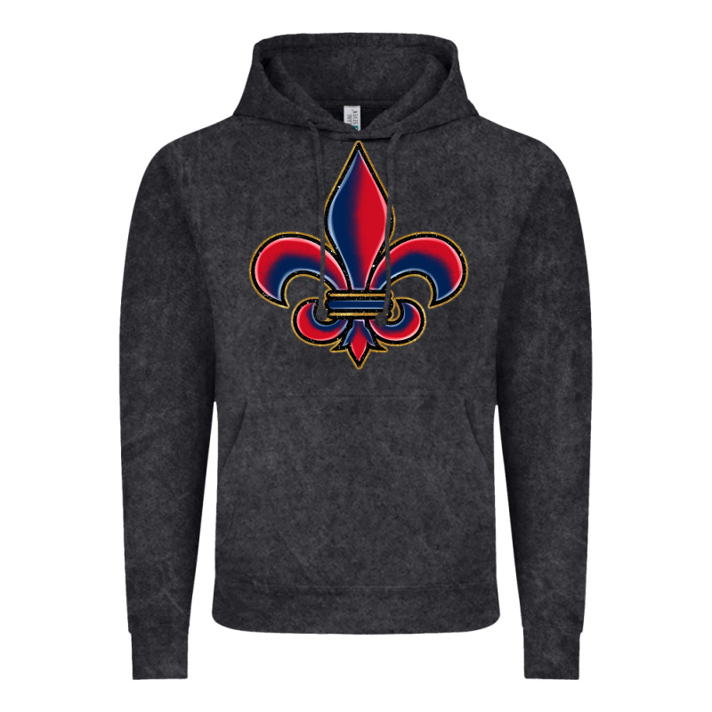 Louisiana Fleur De Lis Vintage Hoodie by BarkalooDesign | Teevron