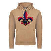 Vintage Coffee louisiana fleur de lis Vintage Hoodie - BarkalooDesign