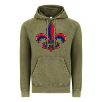 Vintage Olive louisiana fleur de lis Vintage Hoodie - BarkalooDesign