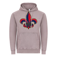 Vintage Zinc louisiana fleur de lis Vintage Hoodie - BarkalooDesign