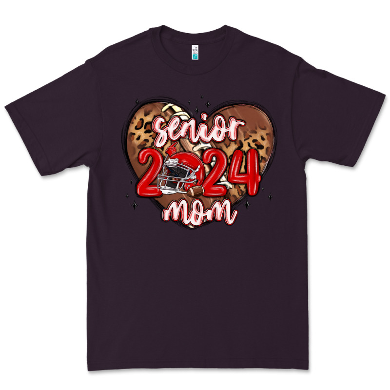 Senior 2024 Mom Football Premium Tee by MaliasSmallBusiness | Teevron