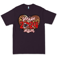 Plum senior 2024 mom football Premium Tee - MaliasSmallBusiness