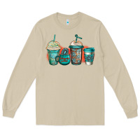 Mushroom turquoise junkie coffee cups Long Sleeve Tee - Jasminsmagicworld