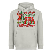Moon Dust Just A Girl Who Loves Christmas Heavyweight Hoodie - FaDigitalArtStudio