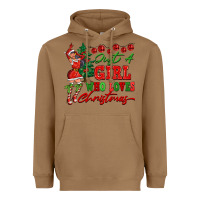 Toasted Coconut Just A Girl Who Loves Christmas Heavyweight Hoodie - FaDigitalArtStudio