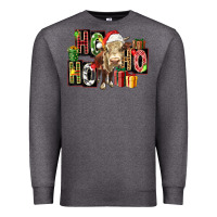 Charcoal Heather ho ho ho heifer Premium Sweatshirt - FaDigitalArtStudio