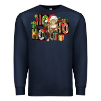 Navy ho ho ho heifer Premium Sweatshirt - FaDigitalArtStudio