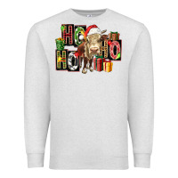 Oatmeal Heather ho ho ho heifer Premium Sweatshirt - FaDigitalArtStudio