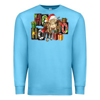 Ocean Blue ho ho ho heifer Premium Sweatshirt - FaDigitalArtStudio
