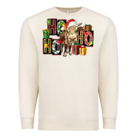 Sandshell ho ho ho heifer Premium Sweatshirt - FaDigitalArtStudio