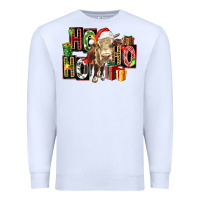 White ho ho ho heifer Premium Sweatshirt - FaDigitalArtStudio