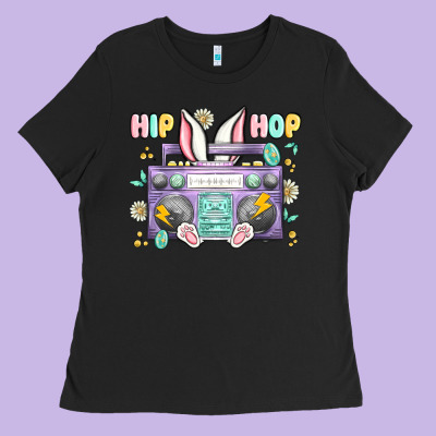 Hip Hop Easter Ladies Tee Designed By Maliassmallbusiness