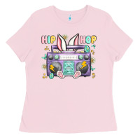 Bubblegum Pink hip hop easter Ladies Tee - MaliasSmallBusiness