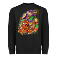 Black throw me something mister Heavyweight Sweatshirt - CowGirlArtShop